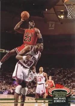Front of Michael Jordan