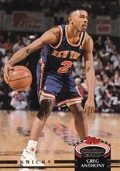 1992-93 Stadium Club #2 Greg Anthony