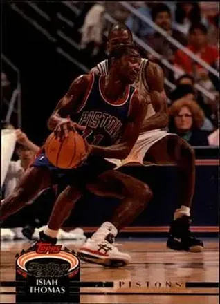 1992-93 Stadium Club #50 - Isiah Thomas - Detroit Pistons