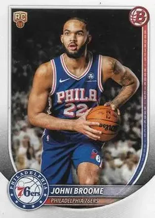 2025-26 Bowman #35 - Johni Broome - Philadelphia 76ers