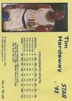 Back of Tim Hardaway