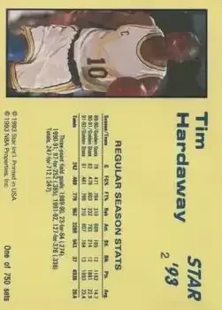 Back of Tim Hardaway