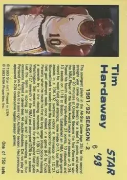 Back of Tim Hardaway
