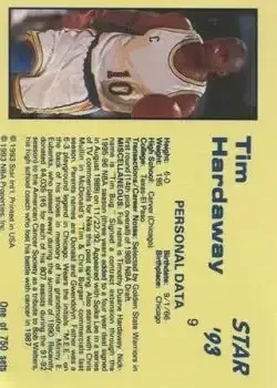 Back of Tim Hardaway