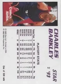 Back of Charles Barkley