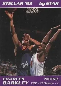 1992-93 Star Stellar #6 Charles Barkley