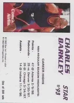 Back of Charles Barkley