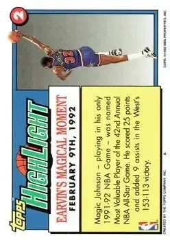 Back of Magic Johnson
