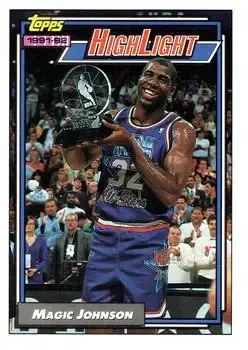 1992-93 Topps #2 Magic Johnson
