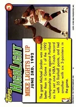 Back of Michael Jordan