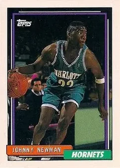 1992-93 Topps #5 - Johnny Newman - Charlotte Hornets