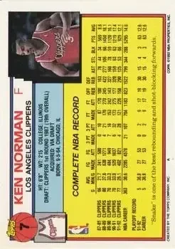 Back of Ken Norman