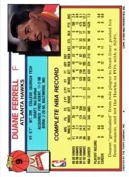Back of Duane Ferrell