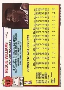 Back of Reggie WIlliams