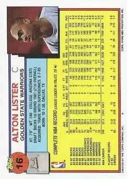 Back of Alton Lister