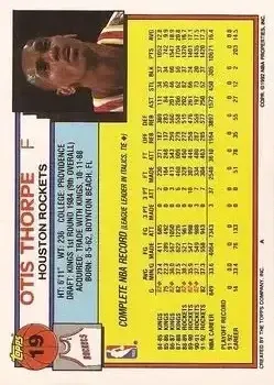Back of Otis Thorpe