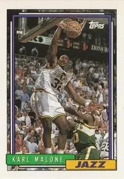 1992-93 Topps #20 Karl Malone