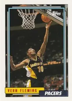 1992-93 Topps #23 - Vern Fleming - Indiana Pacers