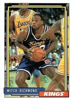 1992-93 Topps #25 Mitch Richmond