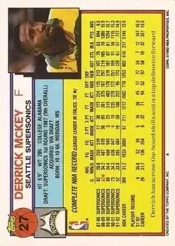 Back of Derrick McKey