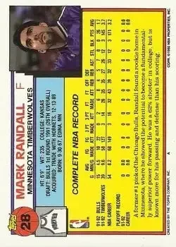 Back of Mark Randall