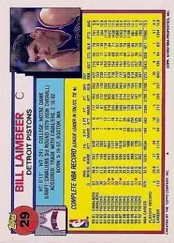 Back of Bill Laimbeer