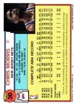 Back of Chris Morris
