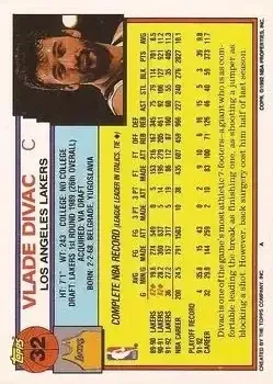 Back of Vlade Divac