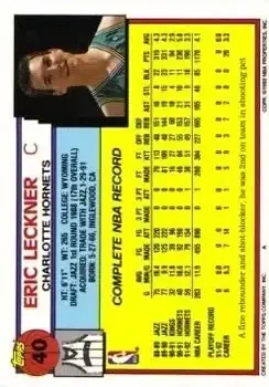 Back of Eric Leckner