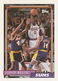 1992-93 Topps #43 - Jerrod Mustaf - Phoenix Suns