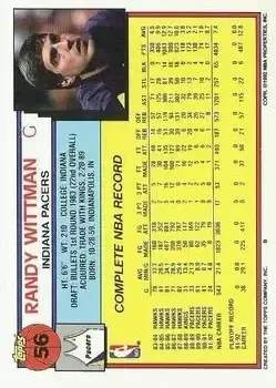 Back of Randy Wittman