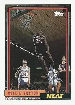 1992-93 Topps #62 Willie Burton