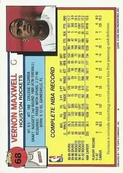 Back of Vernon Maxwell