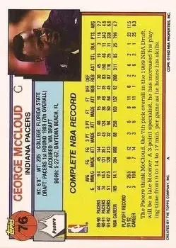 Back of George McCloud