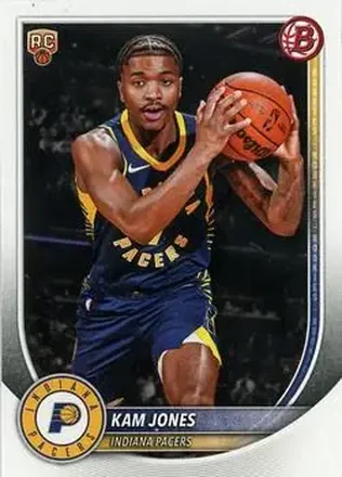 2025-26 Bowman #39 - Kam Jones - Indiana Pacers 2025-26 Bowman #39 - Kam Jones - Indiana Pacers