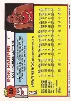 Back of Ron Harper