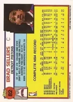 Back of Brad Sellers