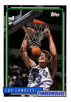 1992-93 Topps #89 Luc Longley