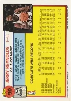 Back of Jerry Reynolds