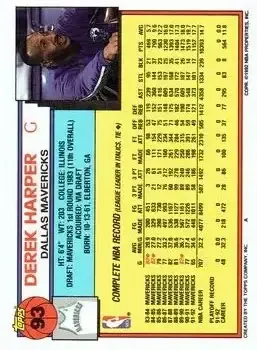 Back of Derek Harper