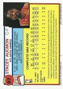 Back of Stacey Augmon