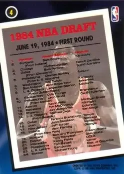 Back of Hakeem Olajuwon