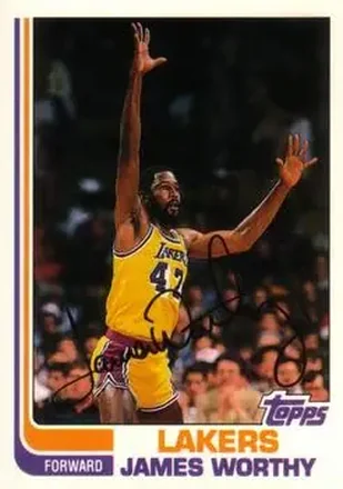 1992-93 Topps Archives #31 - James Worthy - Los Angeles Lakers 1992-93 Topps Archives #31 - James Worthy - Los Angeles Lakers