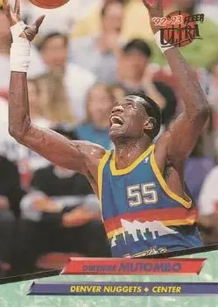 1992-93 Ultra #53 - Dikembe Mutombo - Denver Nuggets