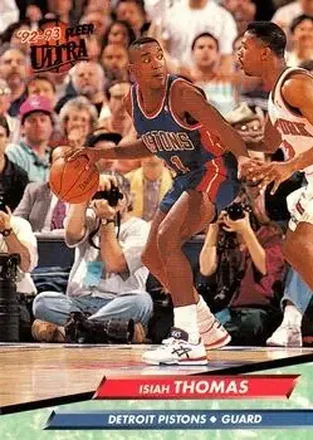 1992-93 Ultra #59 - Isiah Thomas - Detroit Pistons
