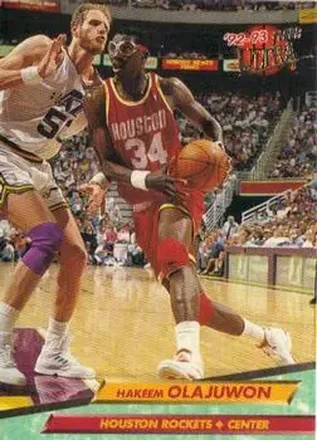 1992-93 Ultra #72 - Hakeem Olajuwon - Houston Rockets