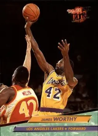1992-93 Ultra #96 - James Worthy - Los Angeles Lakers