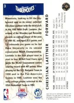 Back of Christian Laettner