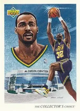 1992-93 Upper Deck #44 - Karl Malone - Utah Jazz