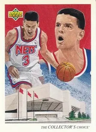 1992-93 Upper Deck #50 - Dražen Petrović - New Jersey Nets